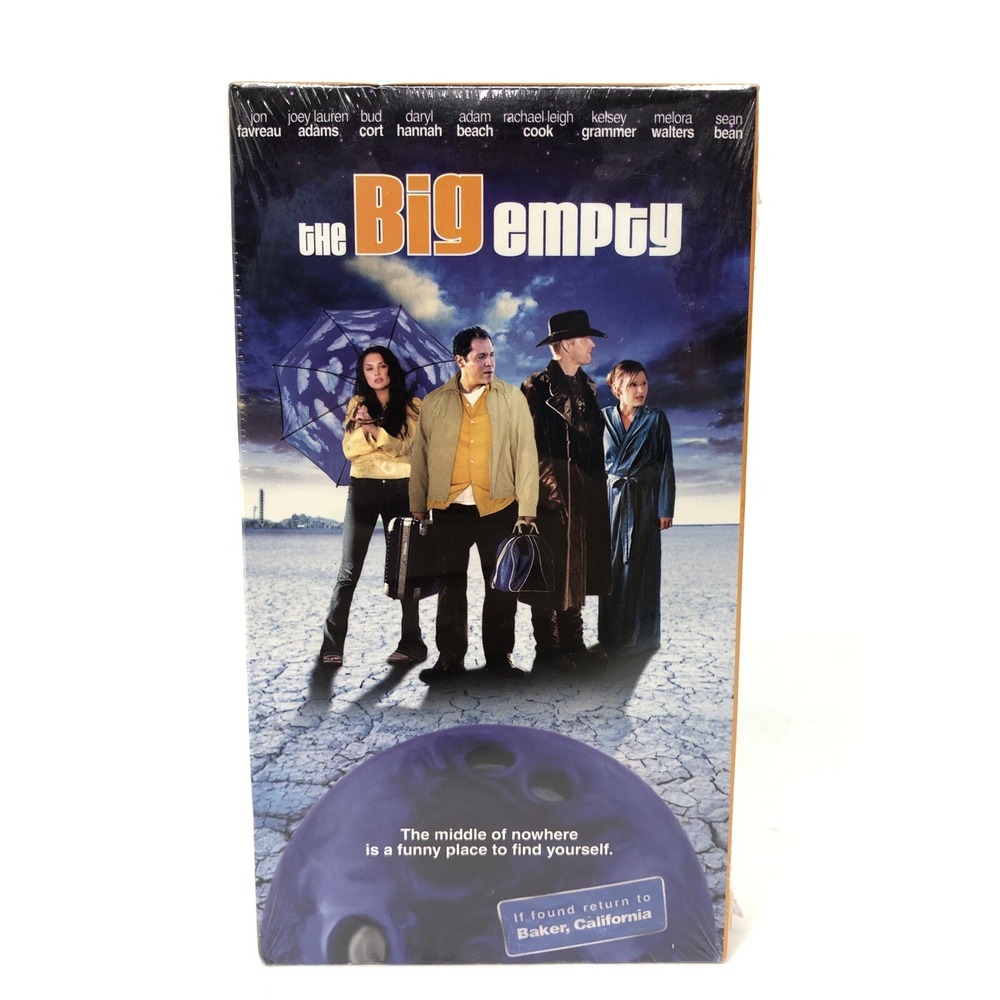 The Big Empty VHS VCR Tape Rachael Leigh Cook Movie Factory Sealed Watermark